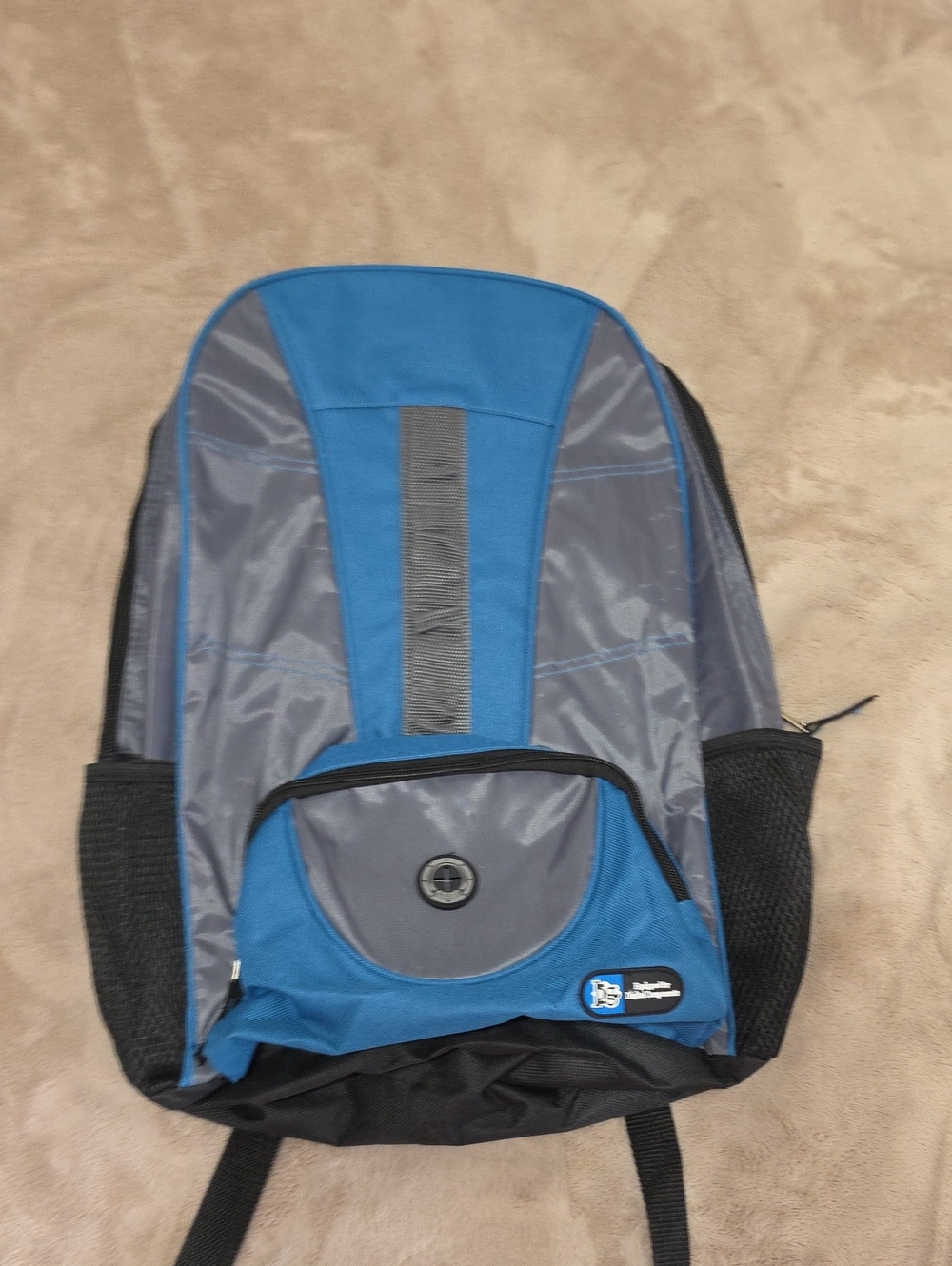 Blue and Gray Backpack - Casual Daypack